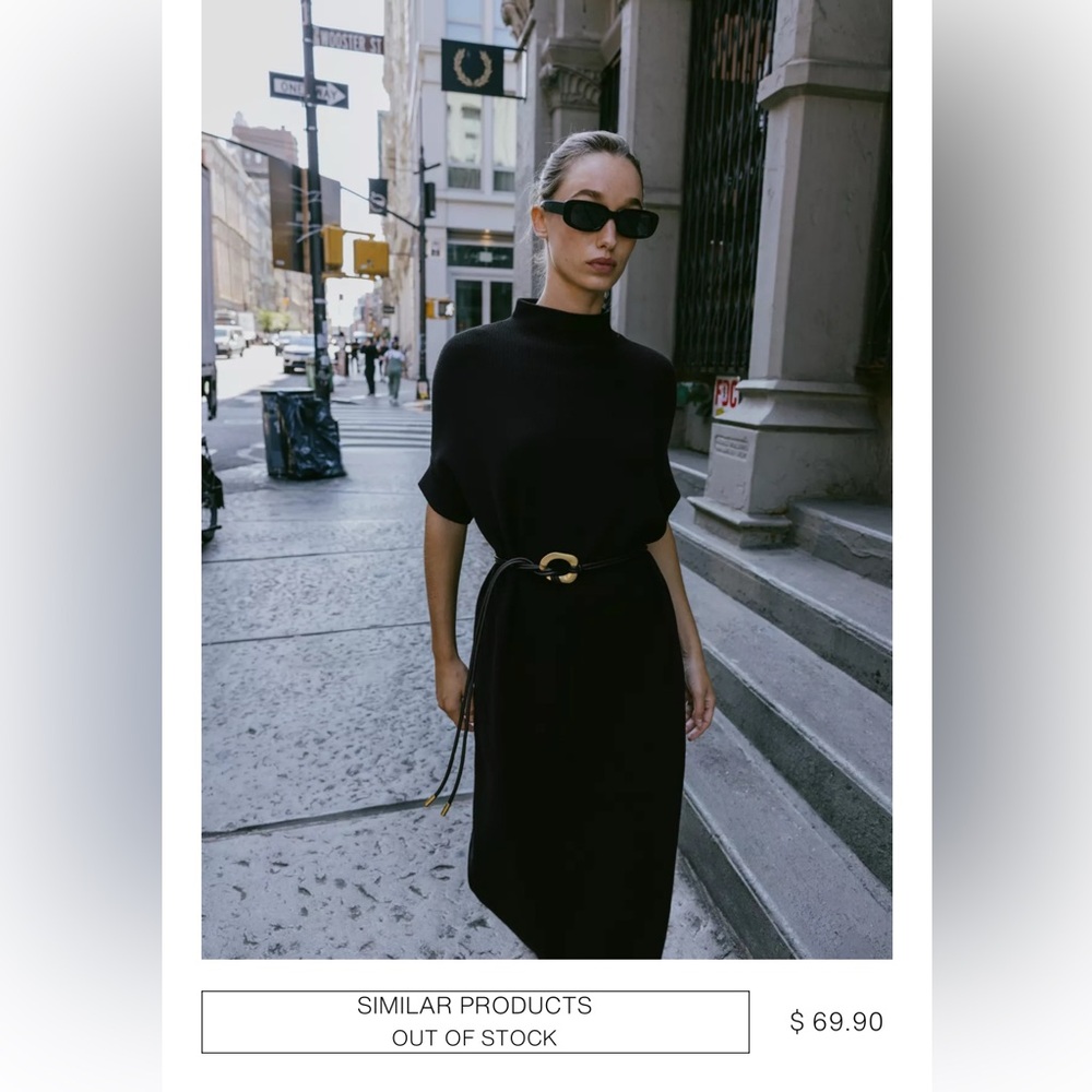 Zara Black Maxi Dress - Picture 2 of 7